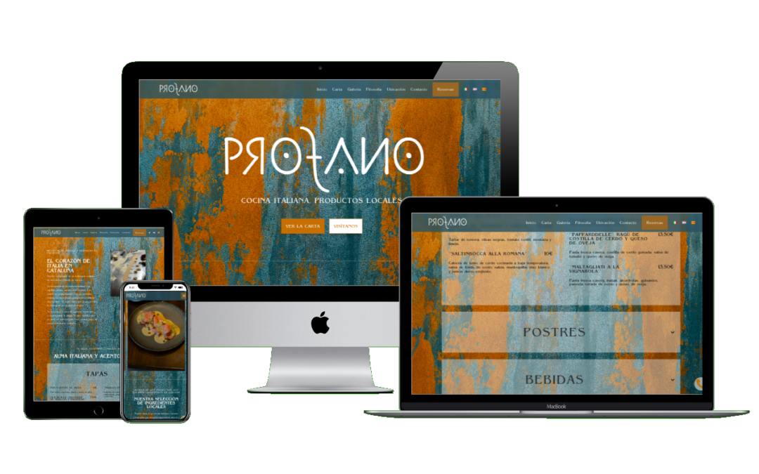 Full Digital Development for Profano BCN Restaurant